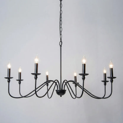 VELARA – Multi-Arm Candelabra Chandelier for Dining Room, Living Room and Entryway